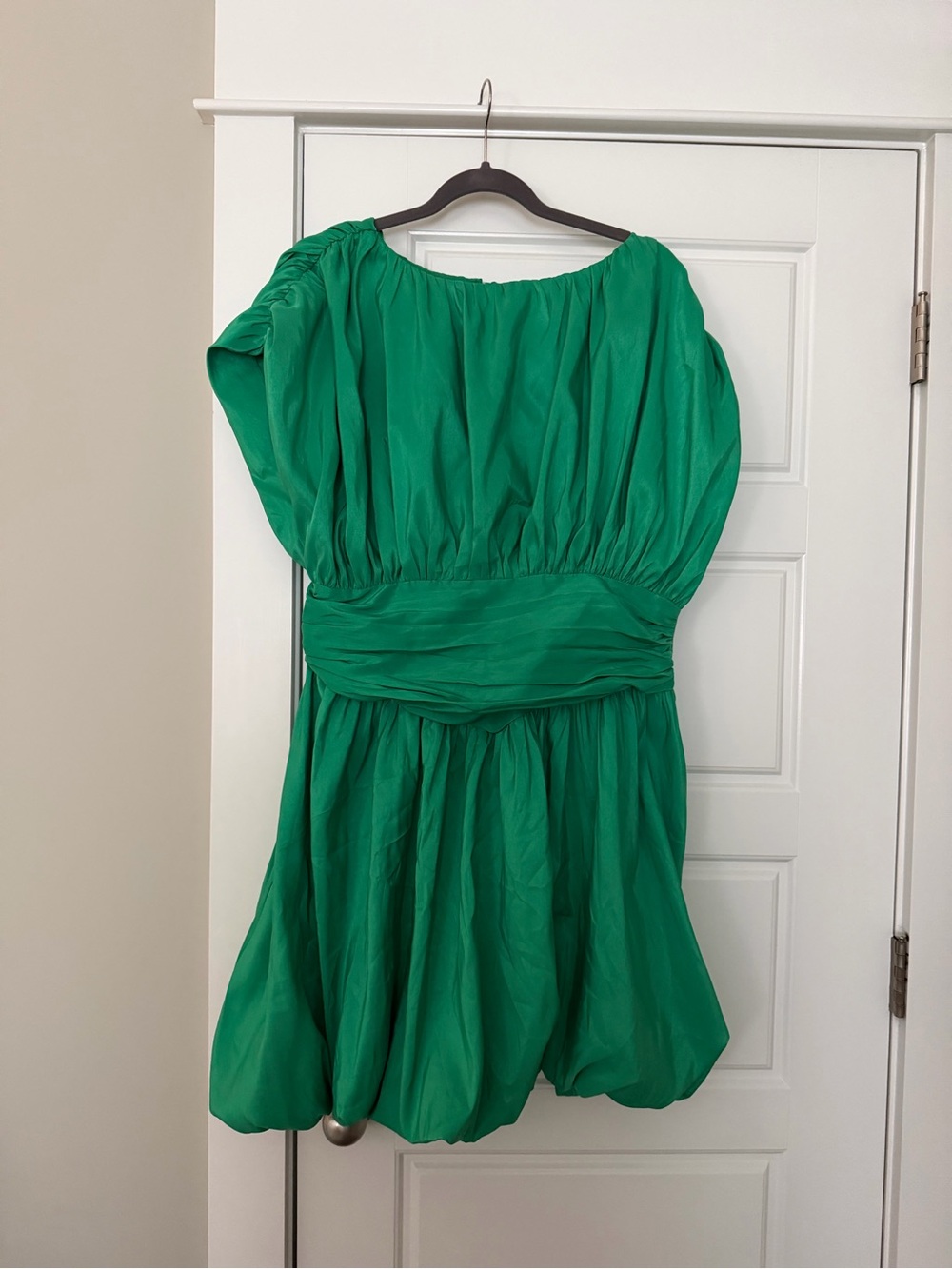 Sugarlips Emerald One-Shoulder Bubble Dress